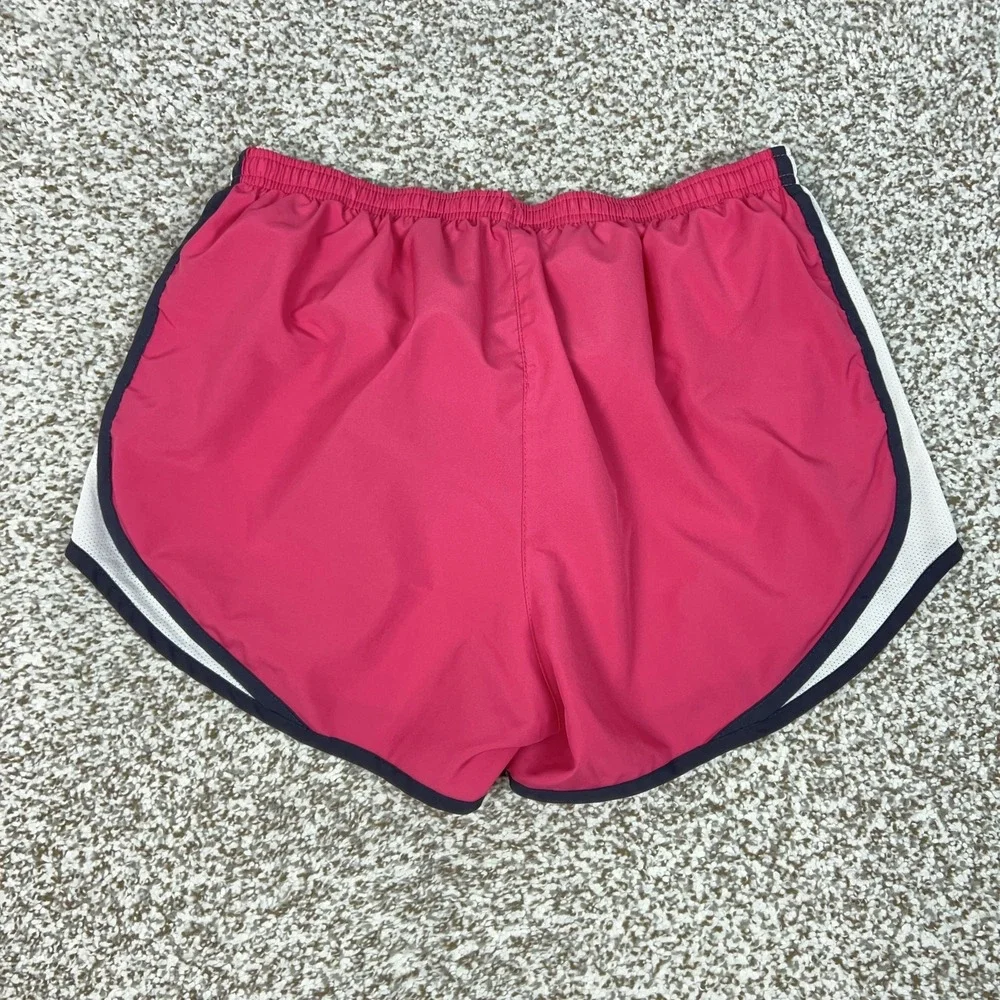 Nike Shorts Womens Medium Pink Dri-FIT Lined Running Athletic Tempo‎ Gym Workout